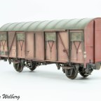A German Gmhs 53 Boxcar in scale 1
